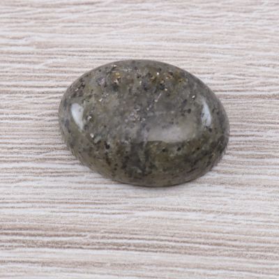 Czarny kamień słoneczny kaboszon owal 20x15 mm KSŁ0115