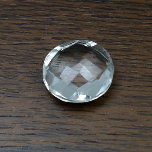 Kryształ górski fasetowany ok. 14x13 mm KRG0118