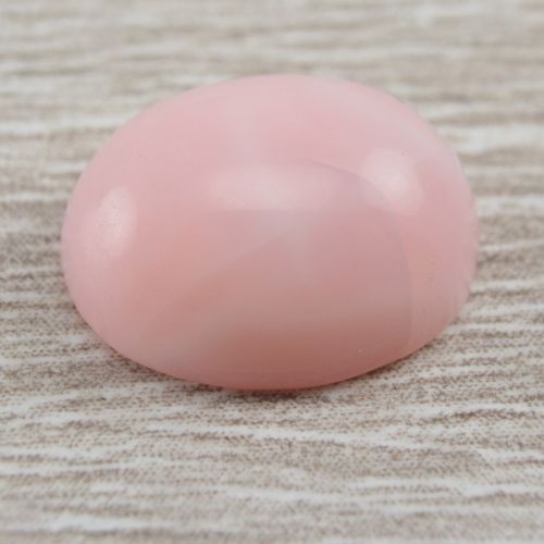 Opal różowy kaboszon owal ok. 11x9 mm OPA1424
