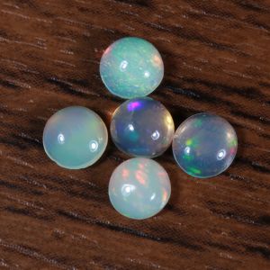 Opal z Etiopii ZESTAW kaboszony OPA0330