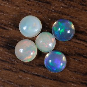 Opal z Etiopii ZESTAW kaboszony OPA0332