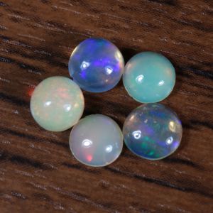 Opal z Etiopii ZESTAW kaboszony OPA0335