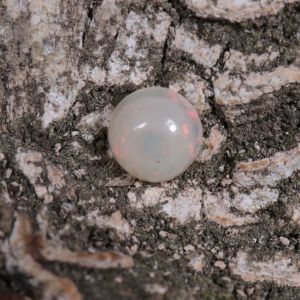 Opal z Etiopii okrągły kaboszon fi 5,10 mm OPA0606